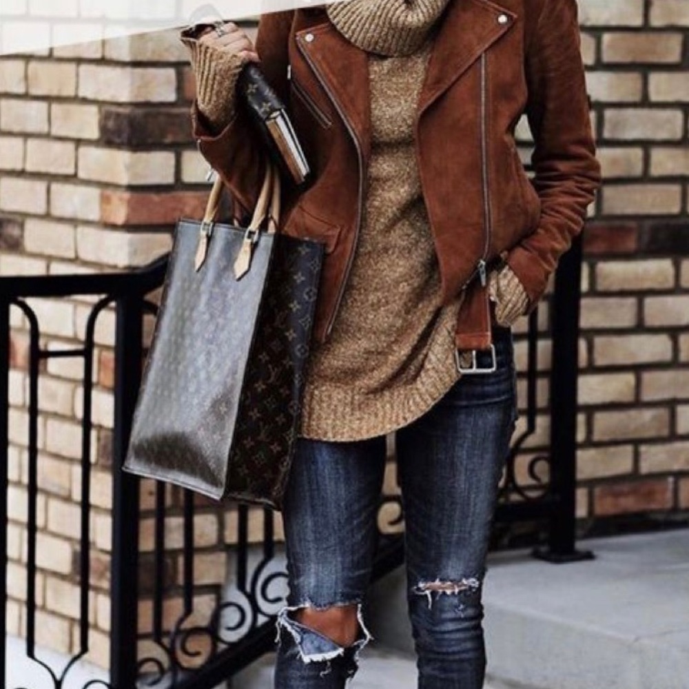 💯 Louis Vuitton Sac Plat Brown Handles - Picture 3 of 8